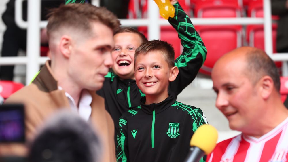 Stoke City FC Junior Football Day can you spot yourself?