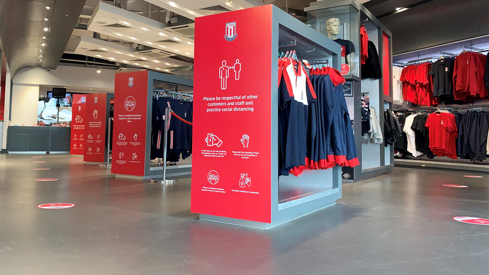 Stoke City FC - Retail stores to re-open on Monday