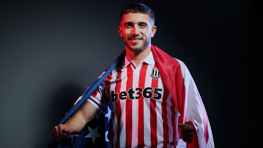 Stoke City FC City’s new star in stripes signs up