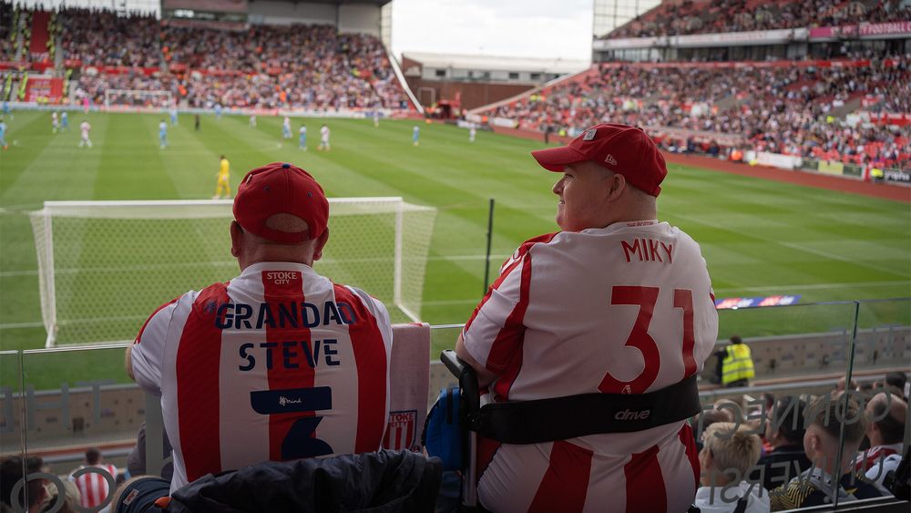 Stoke City FC Stoke City supporting Unite for Access 2024