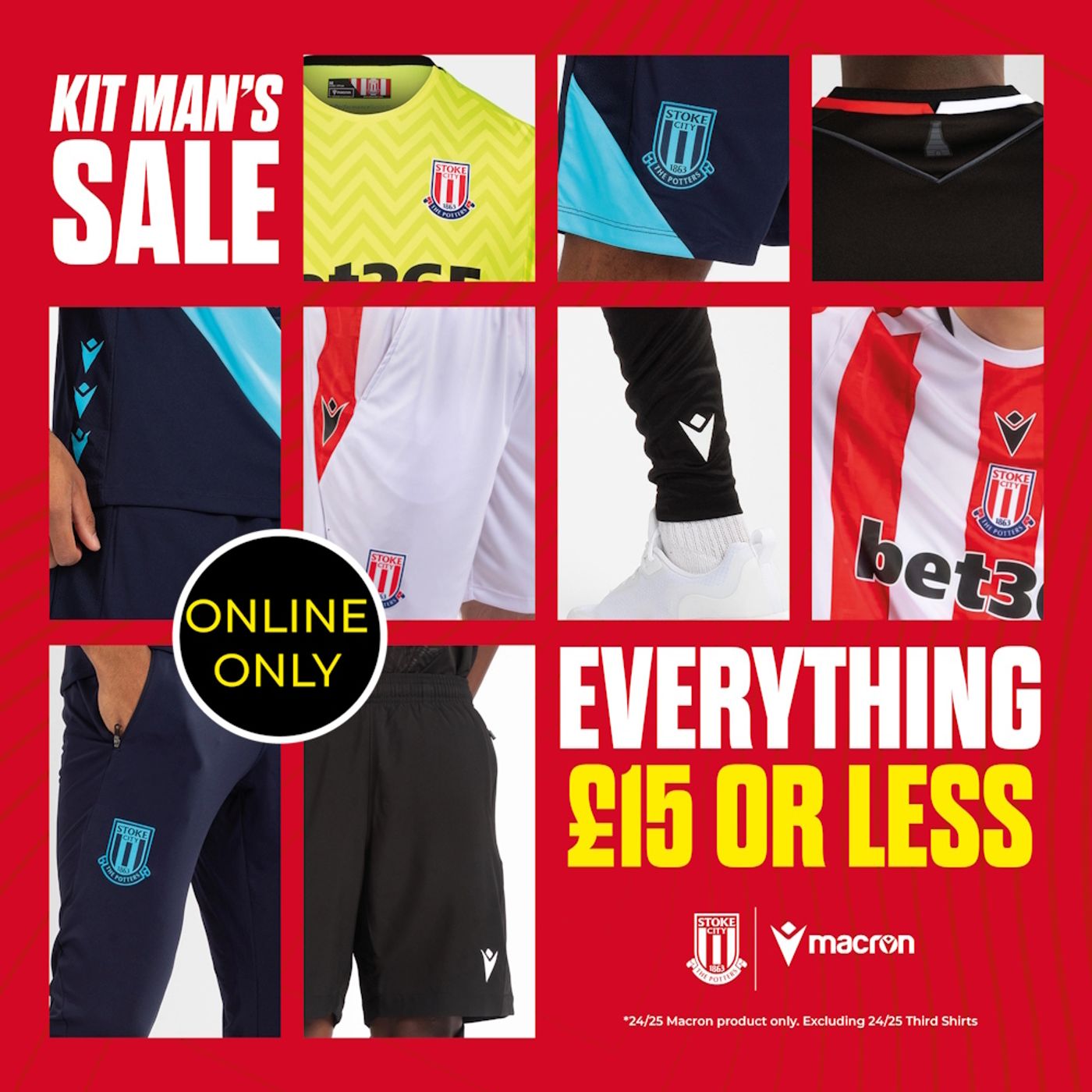 24/25 Kit Man's Sale